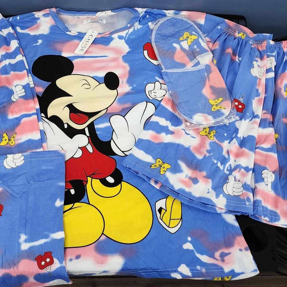 Disney Pajamas Set - Blue and Pink